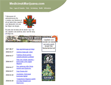 Tablet Screenshot of medicinskmarijuana.com